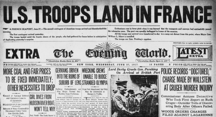 June 26, 1917: First U.S. Troops Arrive in France | OneTubeRadio.com