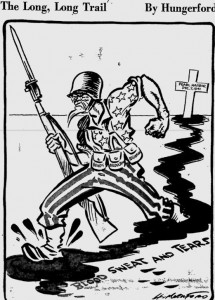 This cartoon marking the 1st anniversary of Pearl Harbor appeared 75 years ago today in the Pittsburgh _____, Dec. 7, 1942.